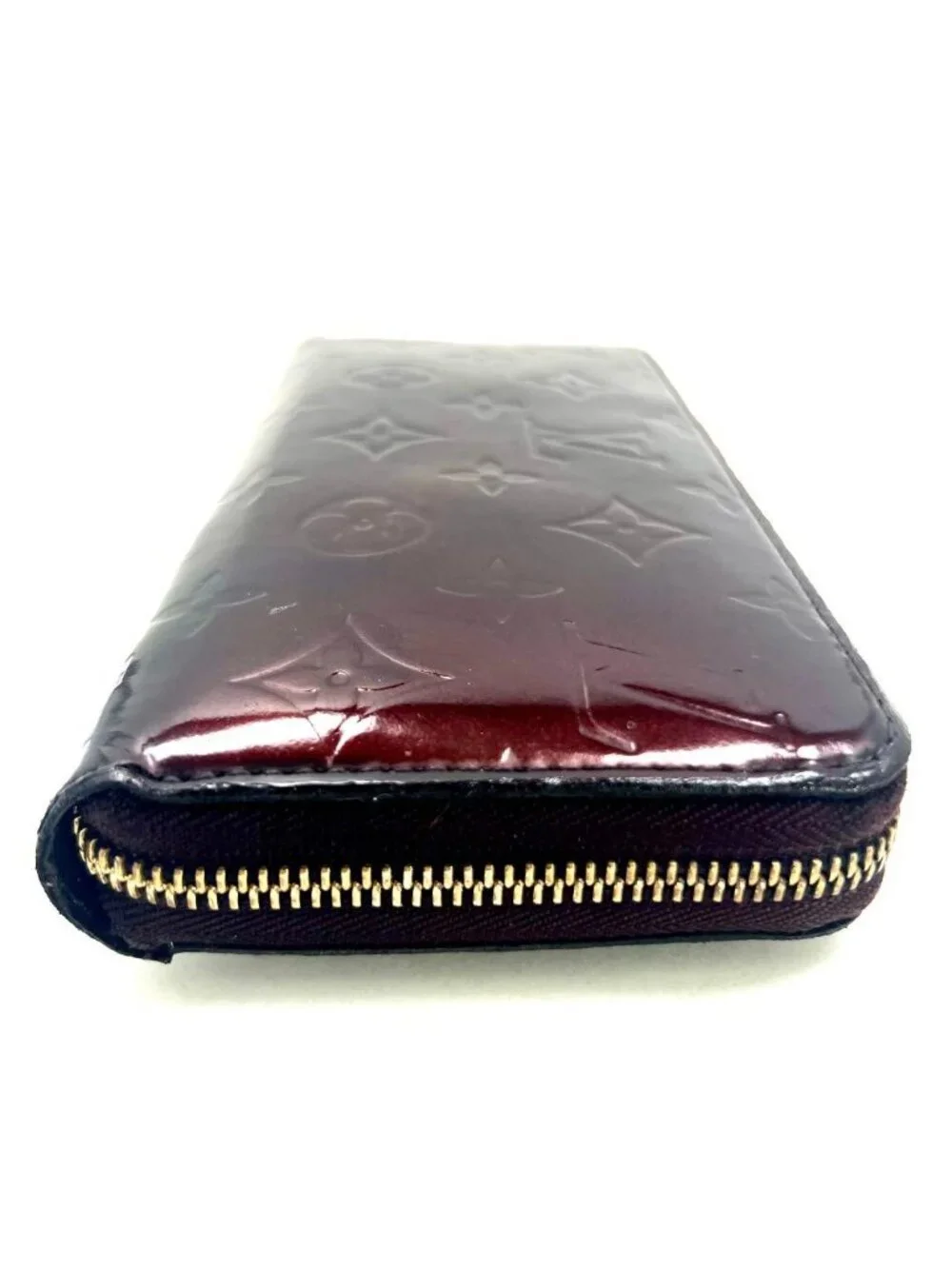 Louis Vuitton Vernis Amaranto Zippy Wallet Monogram